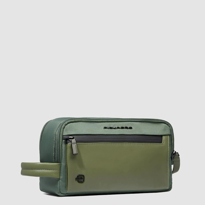 Piquadro Beauty case in tessuto riciclato