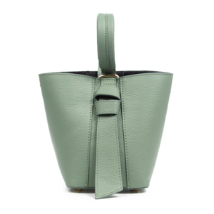 Borsa da donna Ayas. Vera pelle Dollaro.