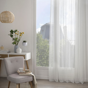 Voilage "Sam" blanc 140x240cm