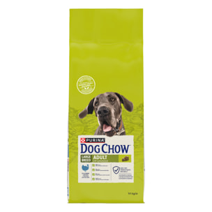 DOG CHOW Chien Adult Large Dinde 14KG