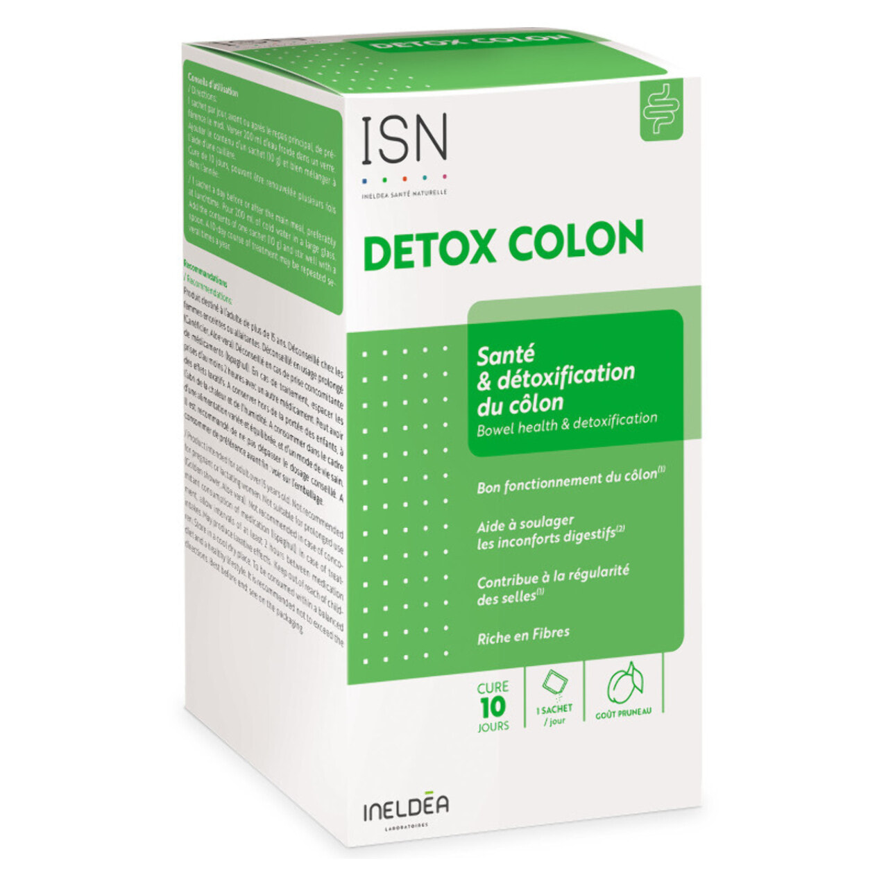 ISN - Duo Détox & Bien-Être - Hepatobil + Detox Colon - Contribue au bien-être général - Participe à la purification du foie et du côlon - Cure 30j