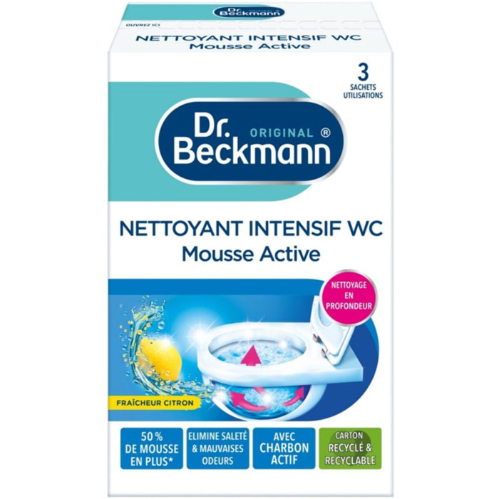 Nettoyant DR BECKMANN Intensif WC mousse nettoyante