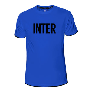 T-Shirt Manica Corta Uomo INTER Cotone Prod. Ufficiale