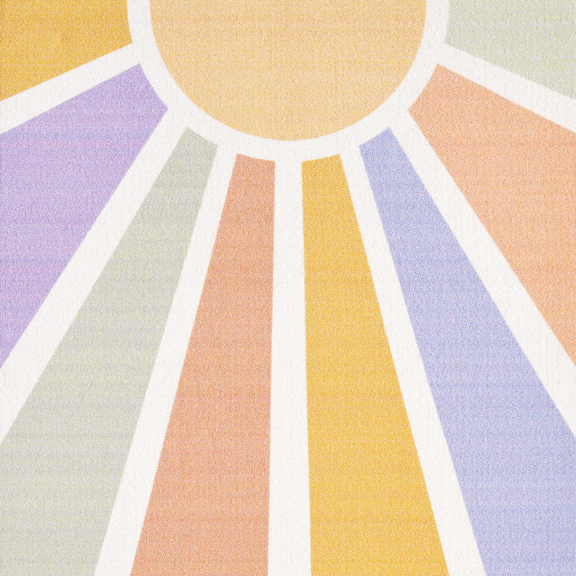 PLAY - Tapis enfant soleil multicolore - PLA2020MUL