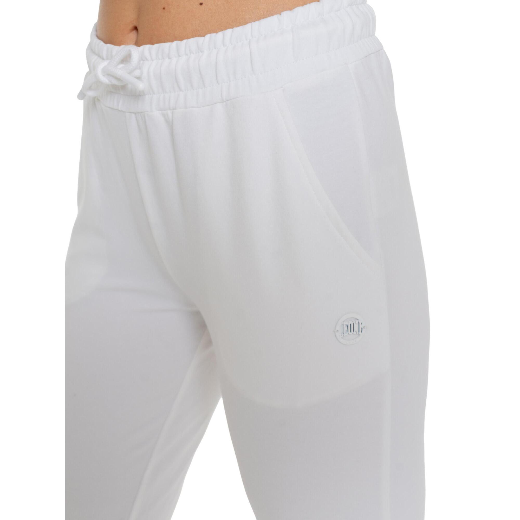 Jogger donna fit morbido Leone 1947 Apparel con logo tono su tono
