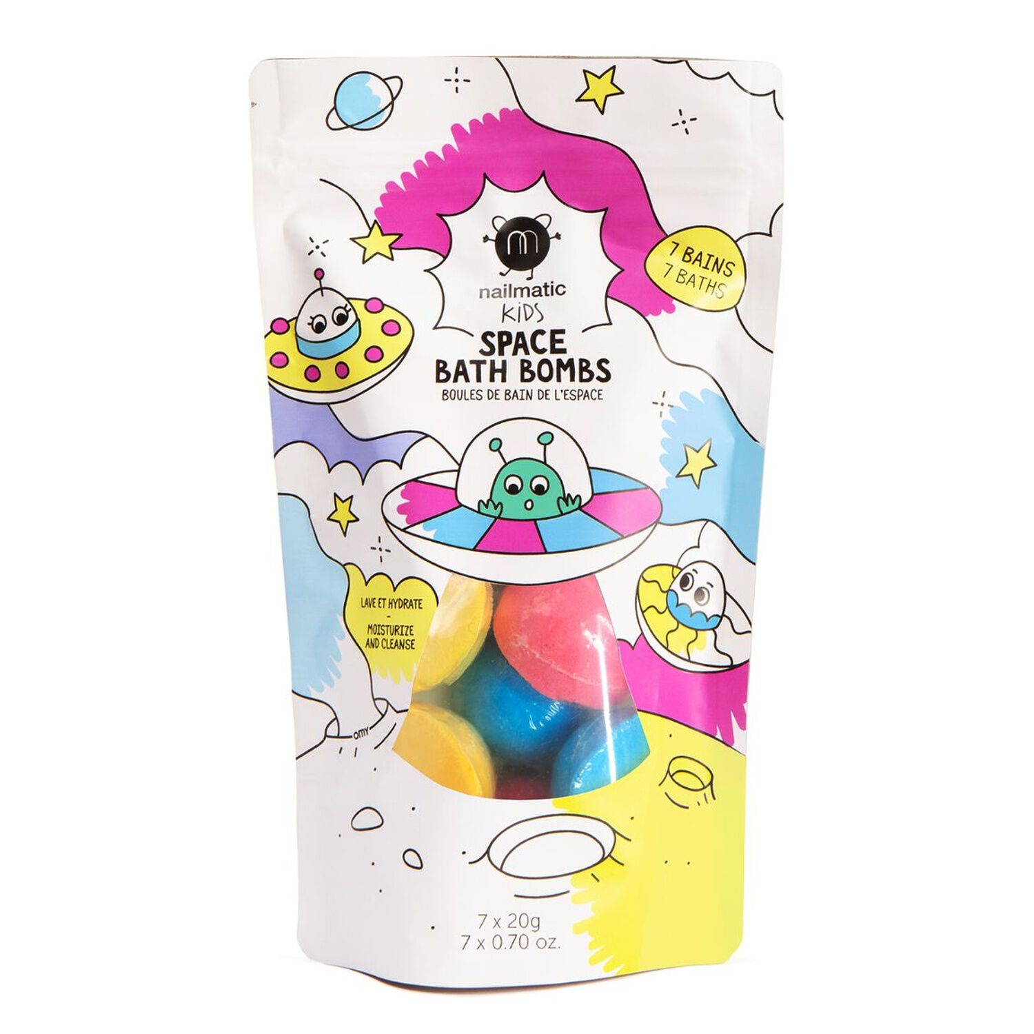 Space Bath Bombs - Boules de Bain de l'Espace 7x20g
