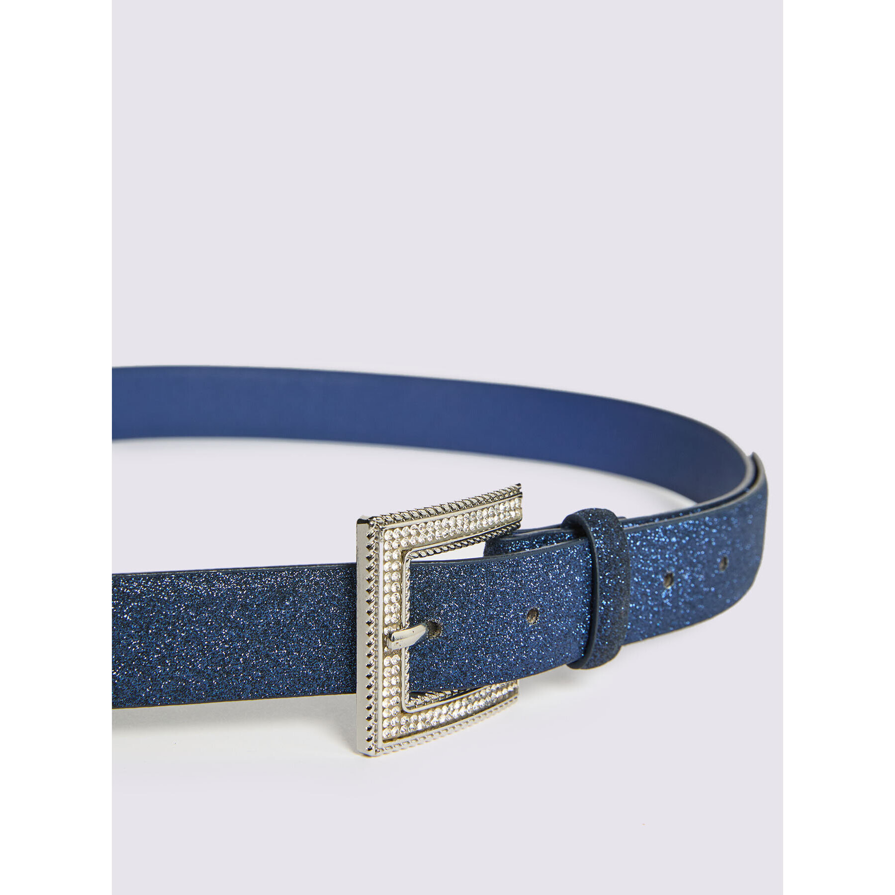 Fiorella Rubino - Cinturón con hebilla joya brillante - Azul