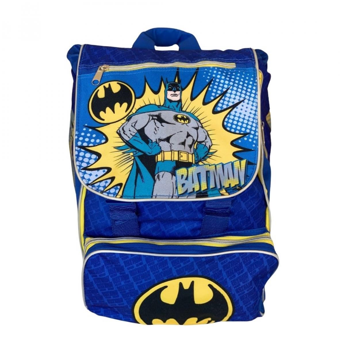 Zaino Scuola Estensibile Batman Lui Batman Blu