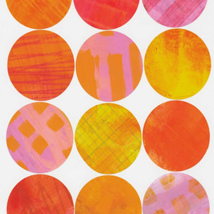 Poster sun shine circle Affiche sous cadre noir