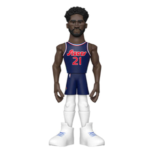 Nba: Sixers Vinile Gold Figures 13 Cm Joel Embiid (ce'21) Funko