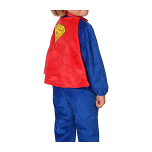 Costume Completo Tuta Superman Prodotto Originale Dc Comics Bambino