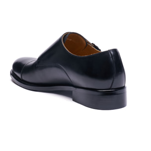 Monk strap British Passport Nero