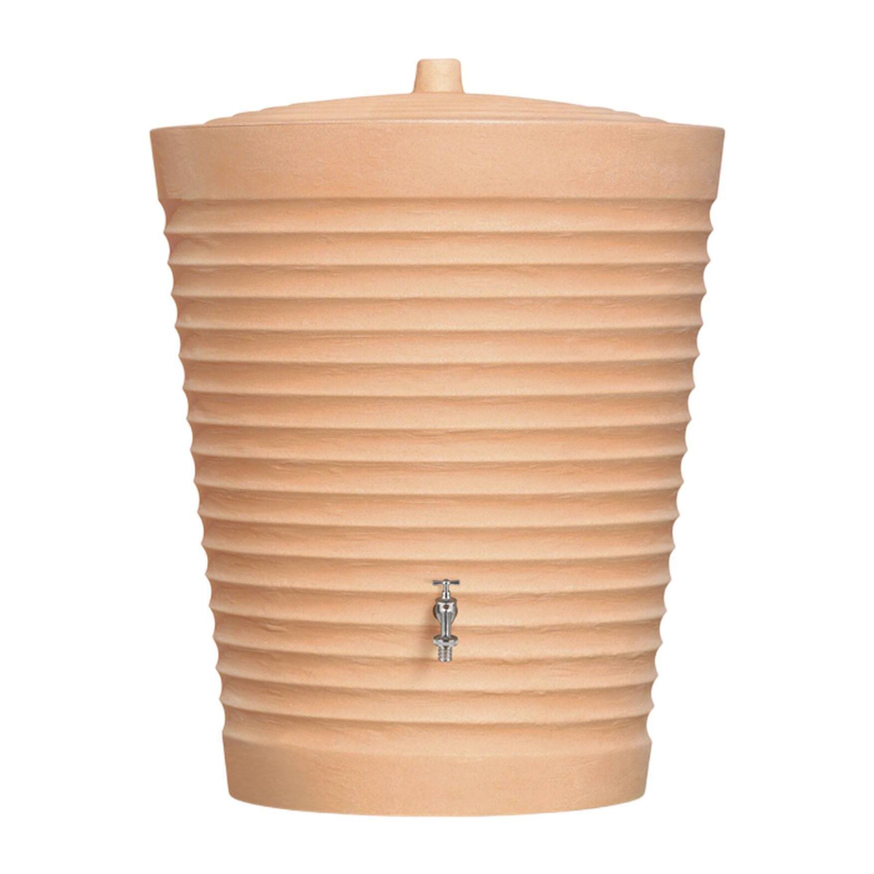Barril de agua de lluvia trentino de 275l color terracota