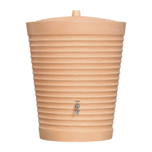 Barril de agua de lluvia trentino de 275l color terracota