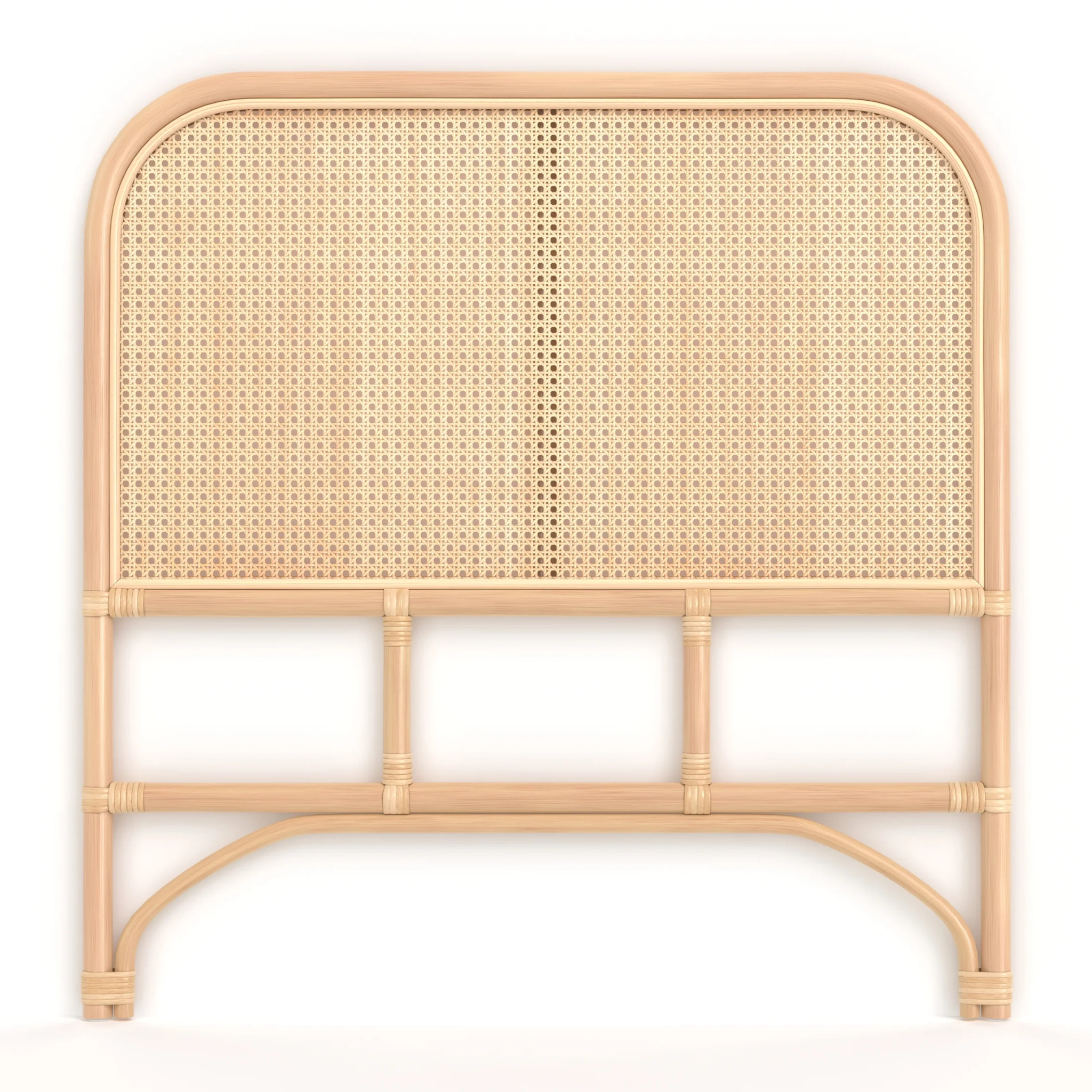 Tête de lit en rotin et cannage 90 cm - Naïra