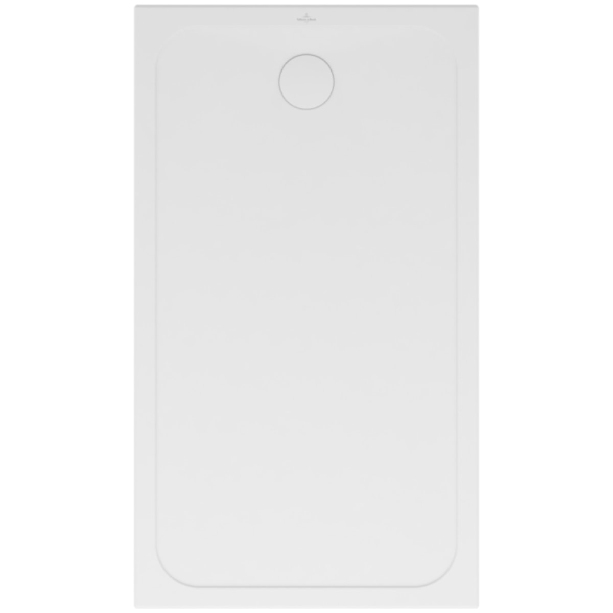 Receveur antidérapant 100 x 80 Lifetime Plus ceramique extraplat blanc