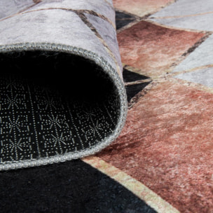 Tapis salon RUCHE facile d'entretien