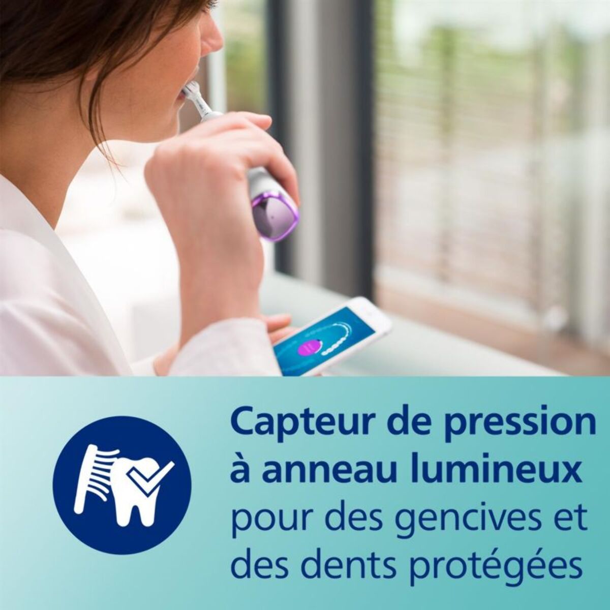 Brosse à dents électrique PHILIPS Sonicare Diamondclean Smart 9400 HX9917/88