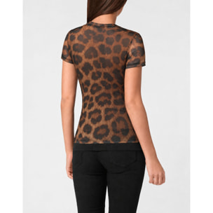 PHILIPP PLEIN Camiseta Sexy Pure LEOPARD