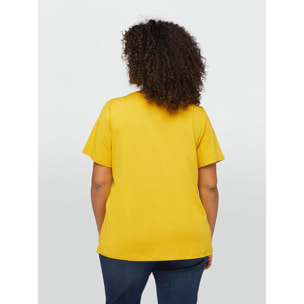 Fiorella Rubino - Camiseta con estampado - Amarillo