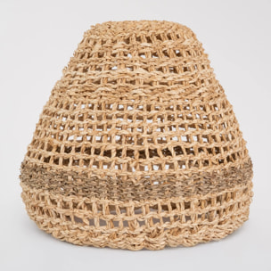Abat-jour en feuille de palmier et posidonie ∅ 28cm - Biga