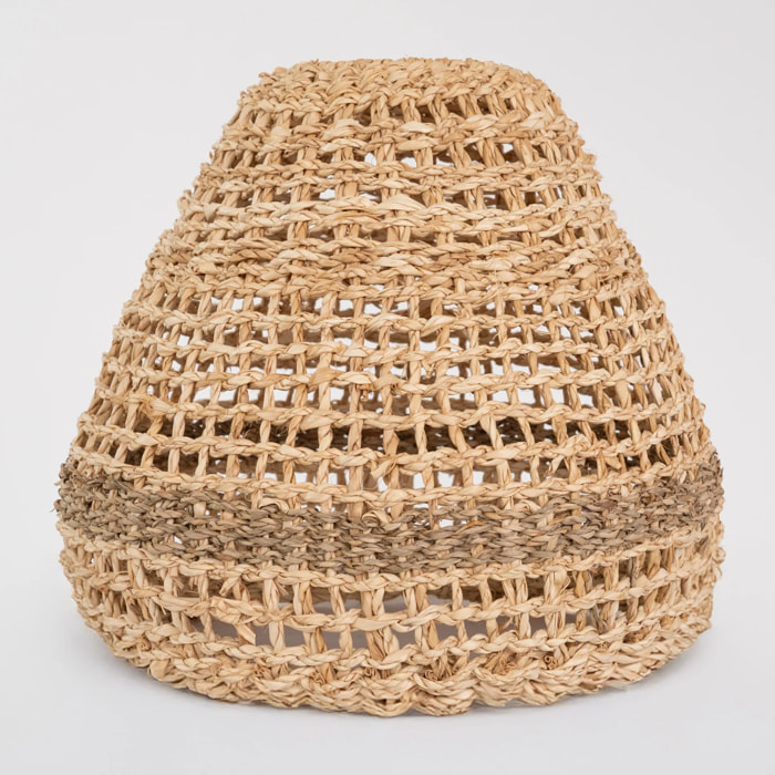 Abat-jour en feuille de palmier et posidonie ∅ 28cm - Biga