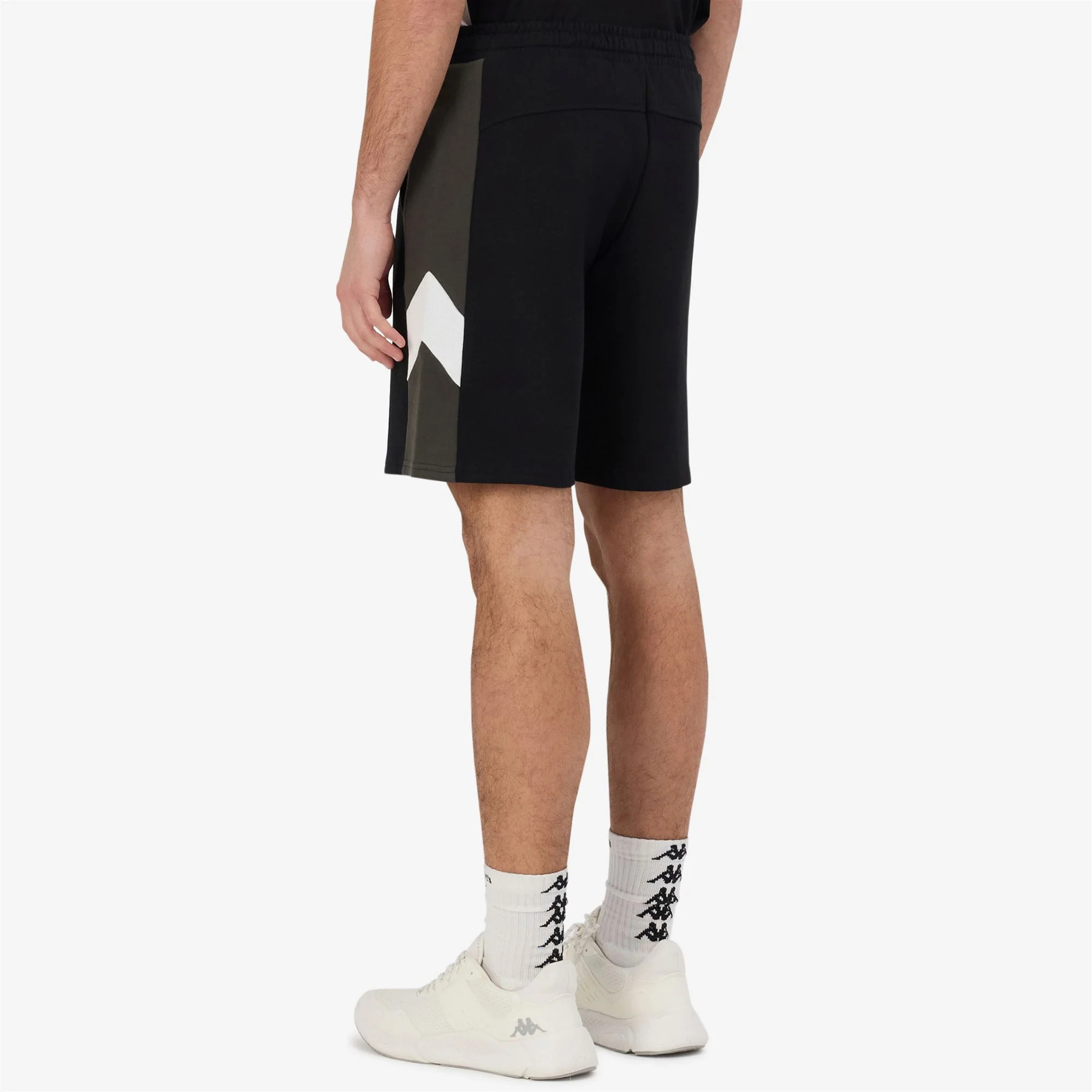 Kappa - Pantaloni Corti Uomo Nero - Logo Gnaco