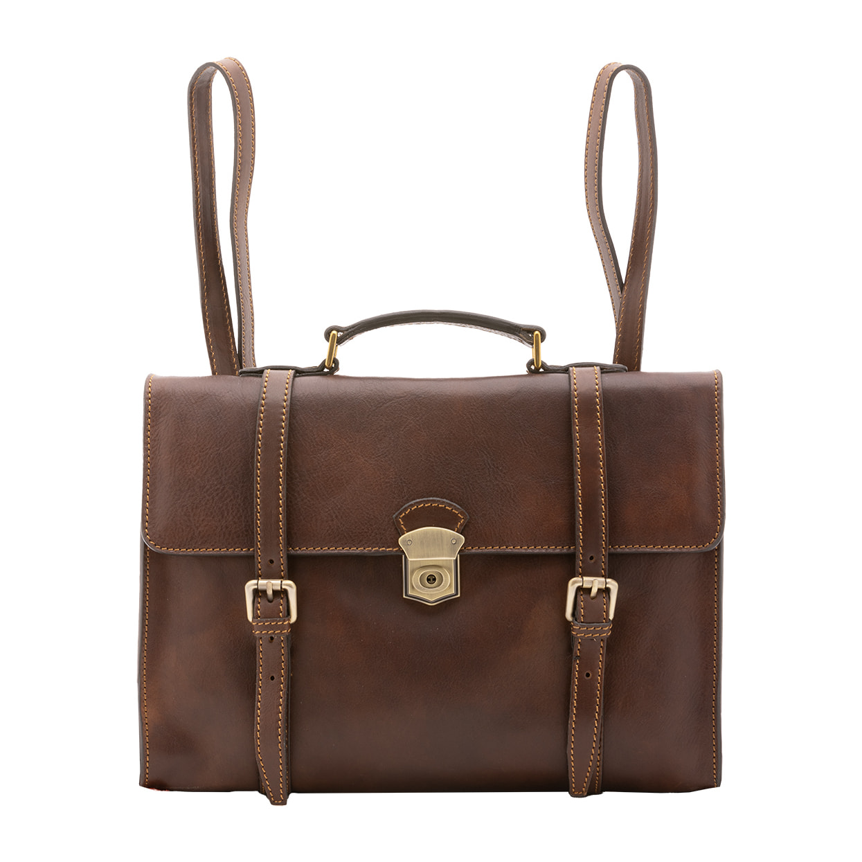 Zaino  unisex In Vera pelle Made in Italy 37x28x9 cm