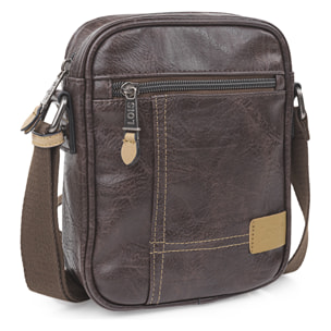 Bandolera Hombre Vegana Lois Warren Marron