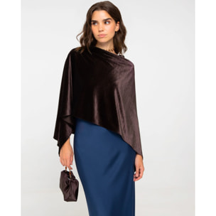 Vestido largo con escote asimétrico