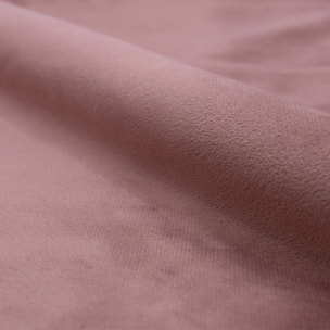 Lot de 2 chaises pour îlot central 67 cm en velours vieux rose - Rosy