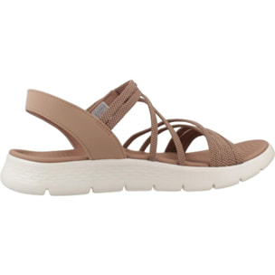 Sandalias Mujer Go Walk Flex Marron