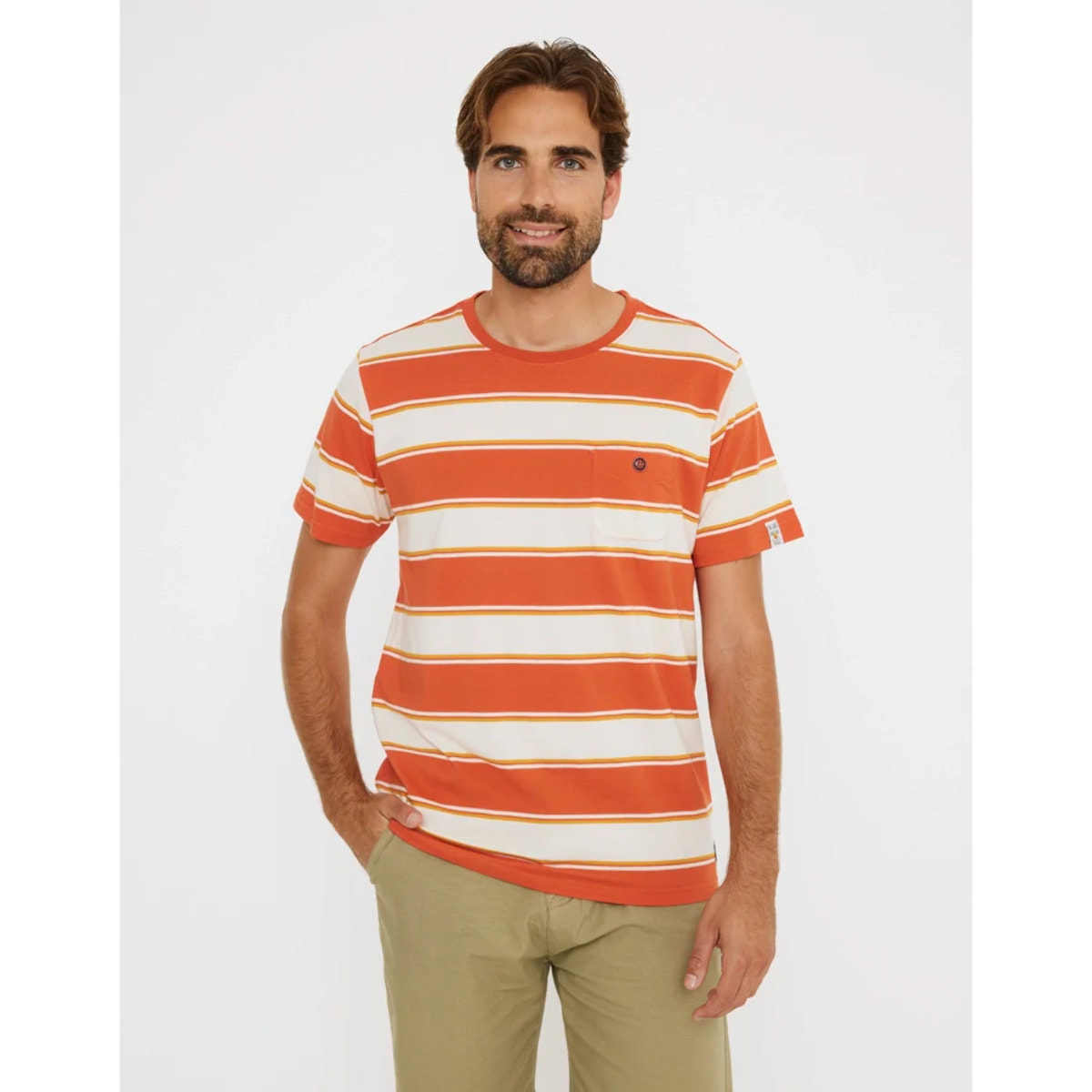 Camiseta Manga Corta Naranja - Kenneth