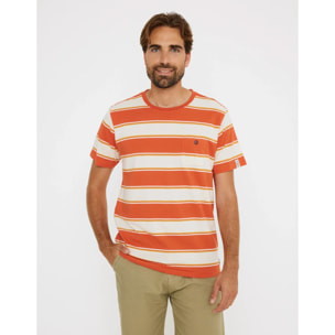 Camiseta Manga Corta Naranja - Kenneth
