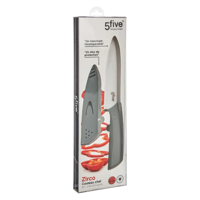 Couteau chef céramique "Zirco" lame 15cm