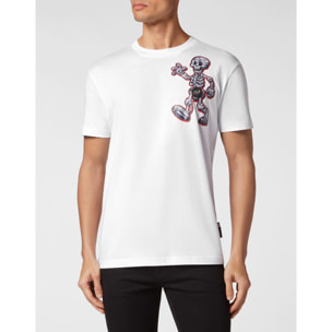PHILIPP PLEIN Camiseta de cuello redondo y manga corta SKULL