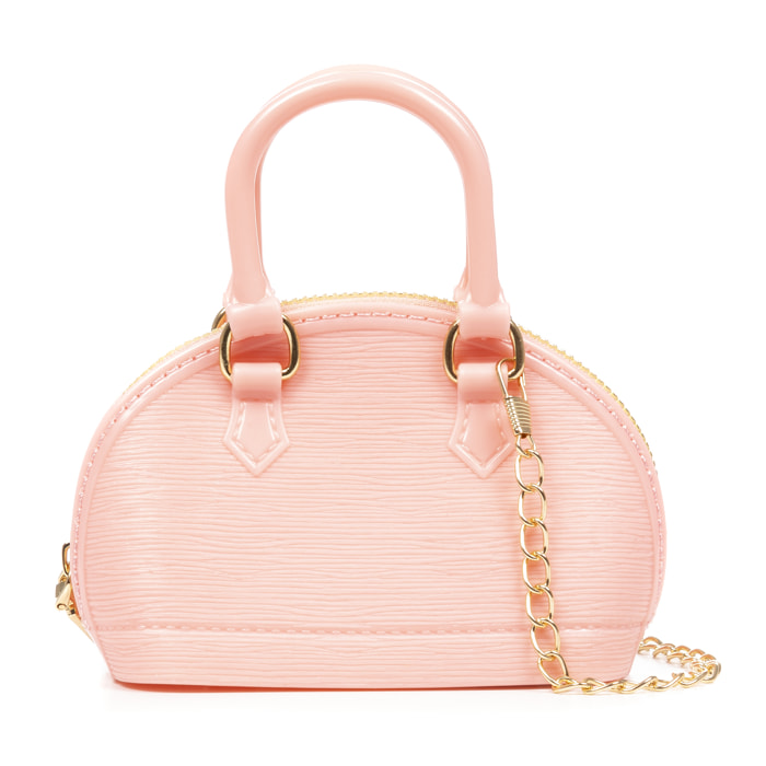 Villamagna bolso de mano mini, de pvc con cadena para hombro