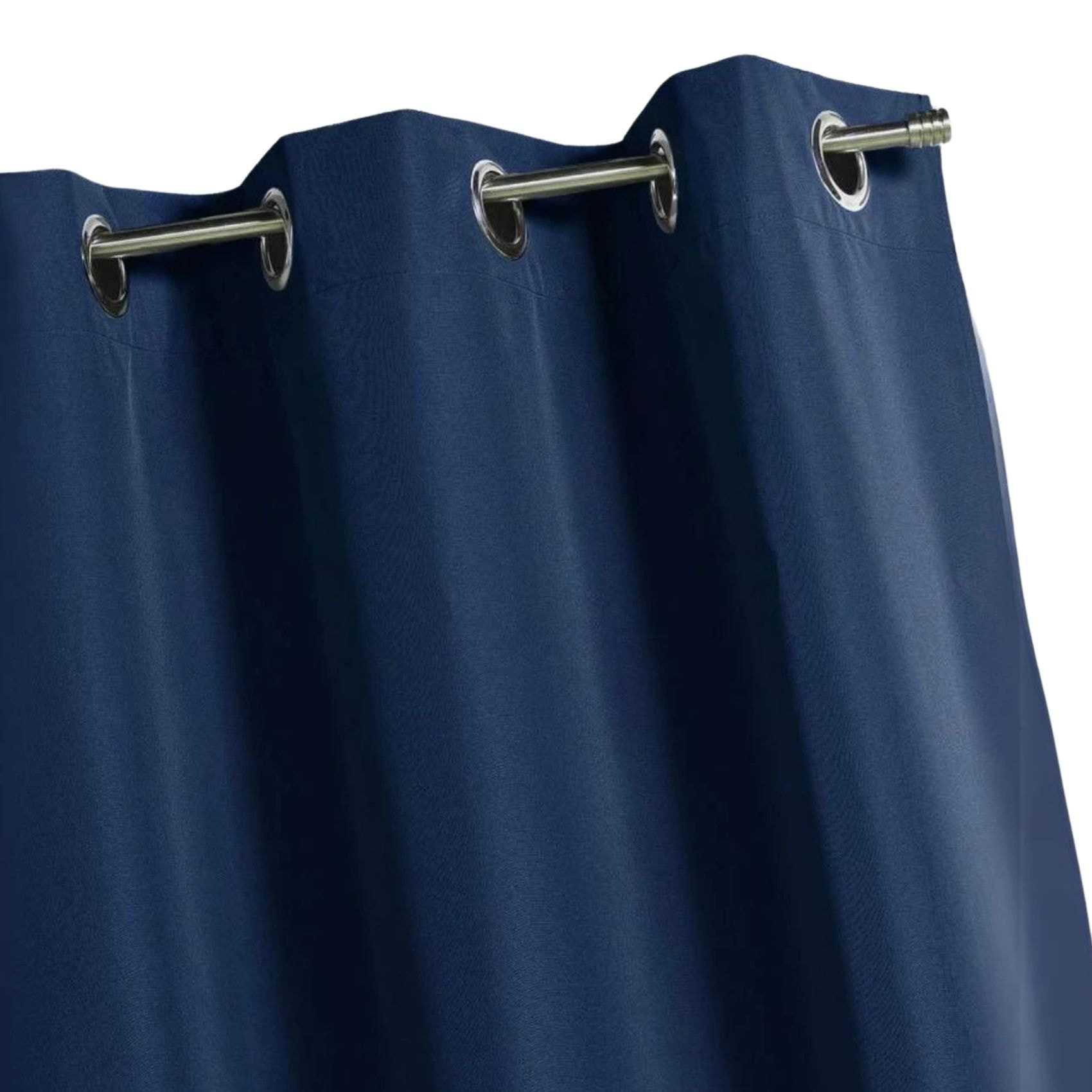 Rideau d'extérieur en tissu déperlant - Bleu Marine