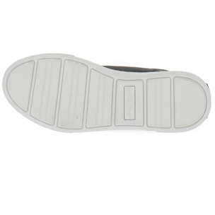 Armata di Mare Scarpe Uomo Sneakers Alte Casual Stringate con Soletta Rimovibile in Memory Foam AMU W23M405 Black