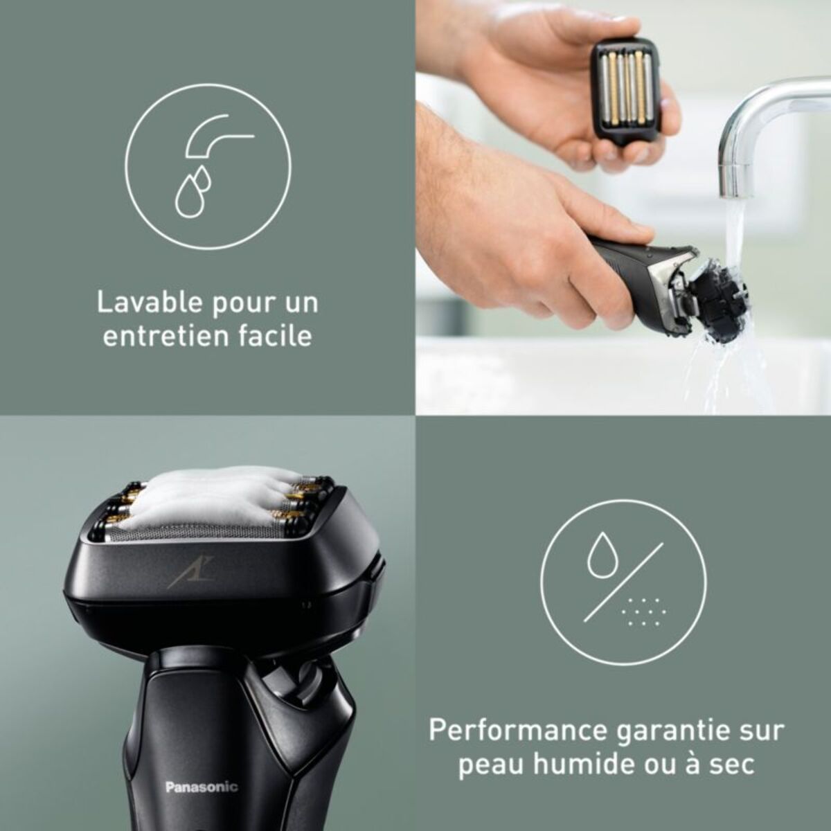 Rasoir électrique PANASONIC 6 lames ES-LS6A-K803