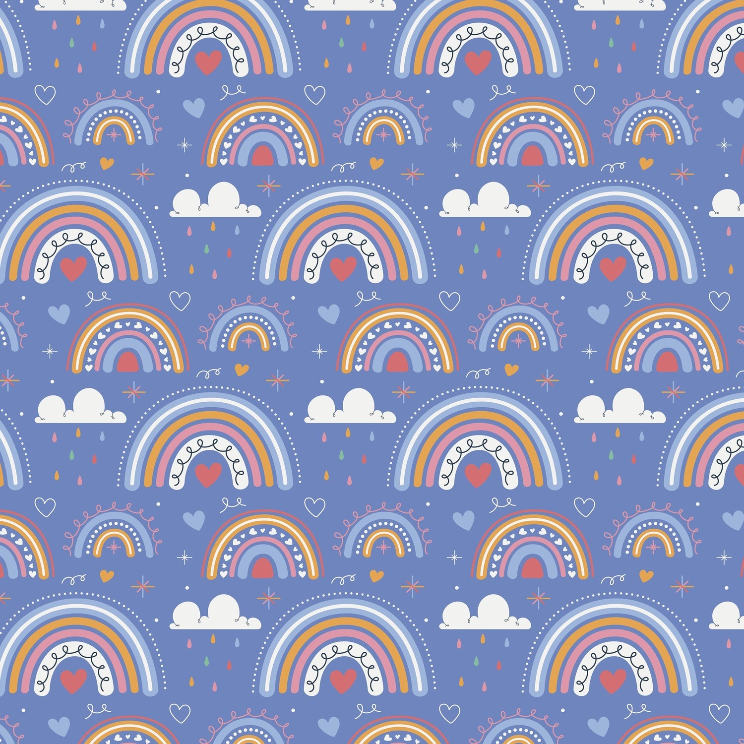 Juego De Maletas Pc Itaca Base Azul Azul Arcoiris