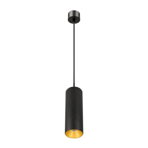 LEDS C4 Colgante Play Deco Pendant 8.6W Blanco Cálido 3000K CRI 92 DALI-2 Negro/Oro Iluminación Colgante Moderna
