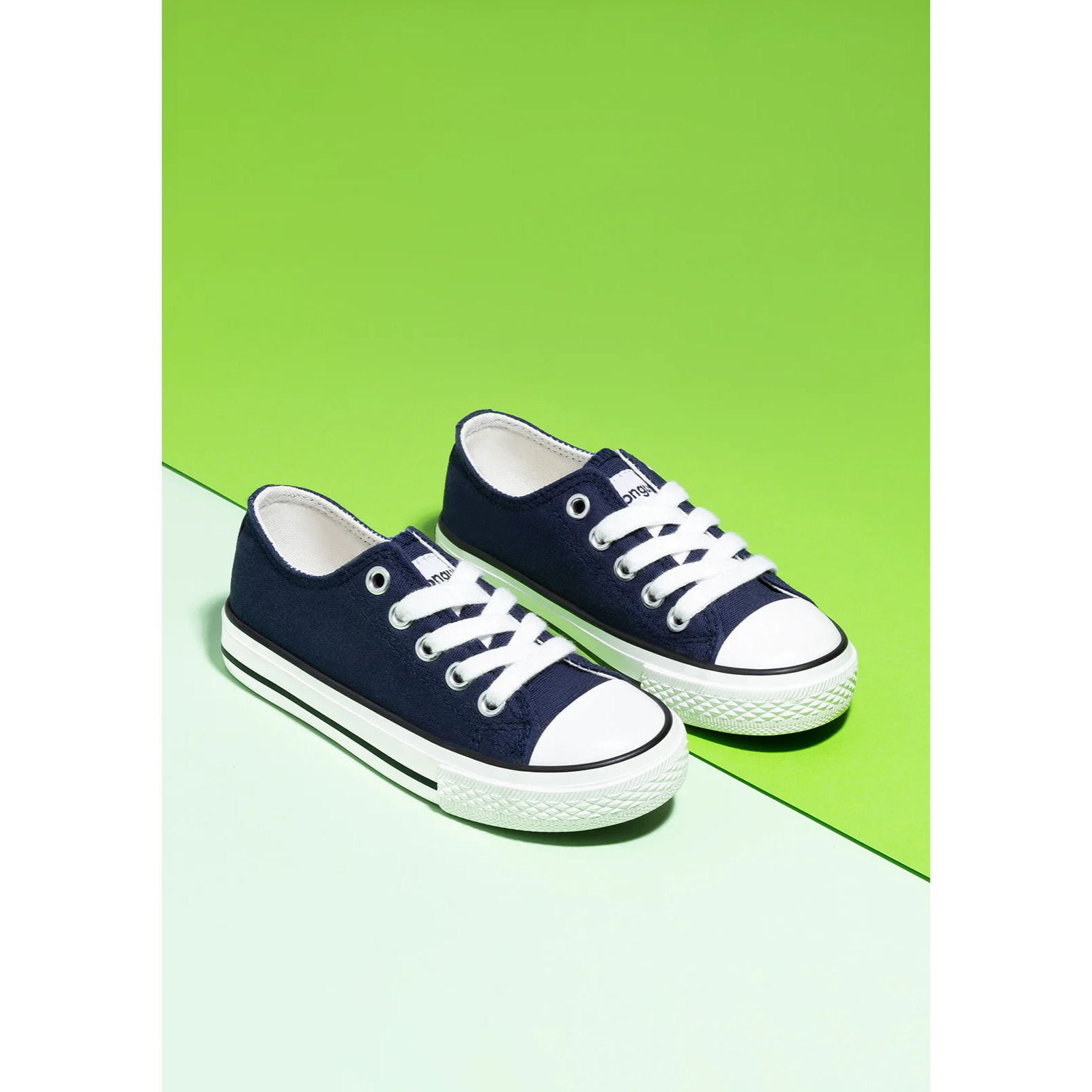 Zapatillas Lona Clasica Azul Marino