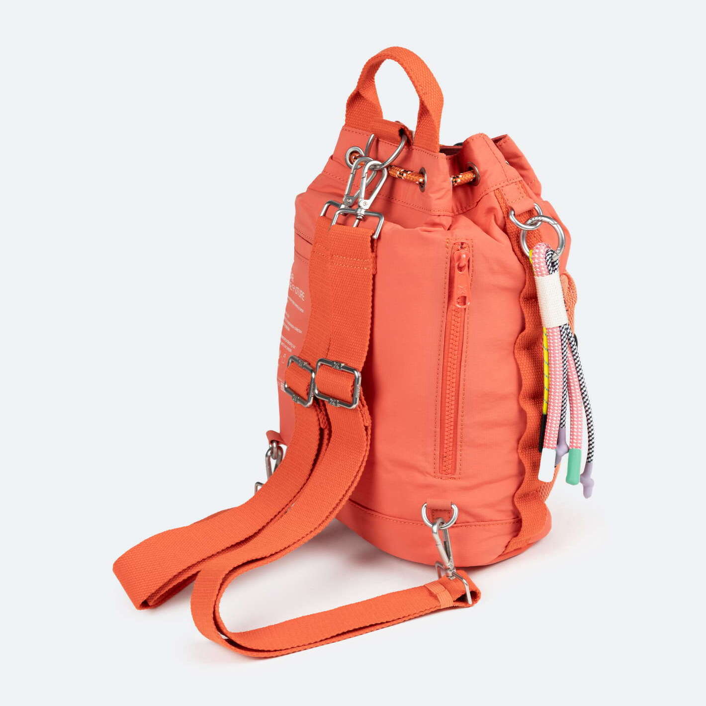 BOLSO DEEP RECYCLED DRAWSTRING BACKPACK C/CORAL