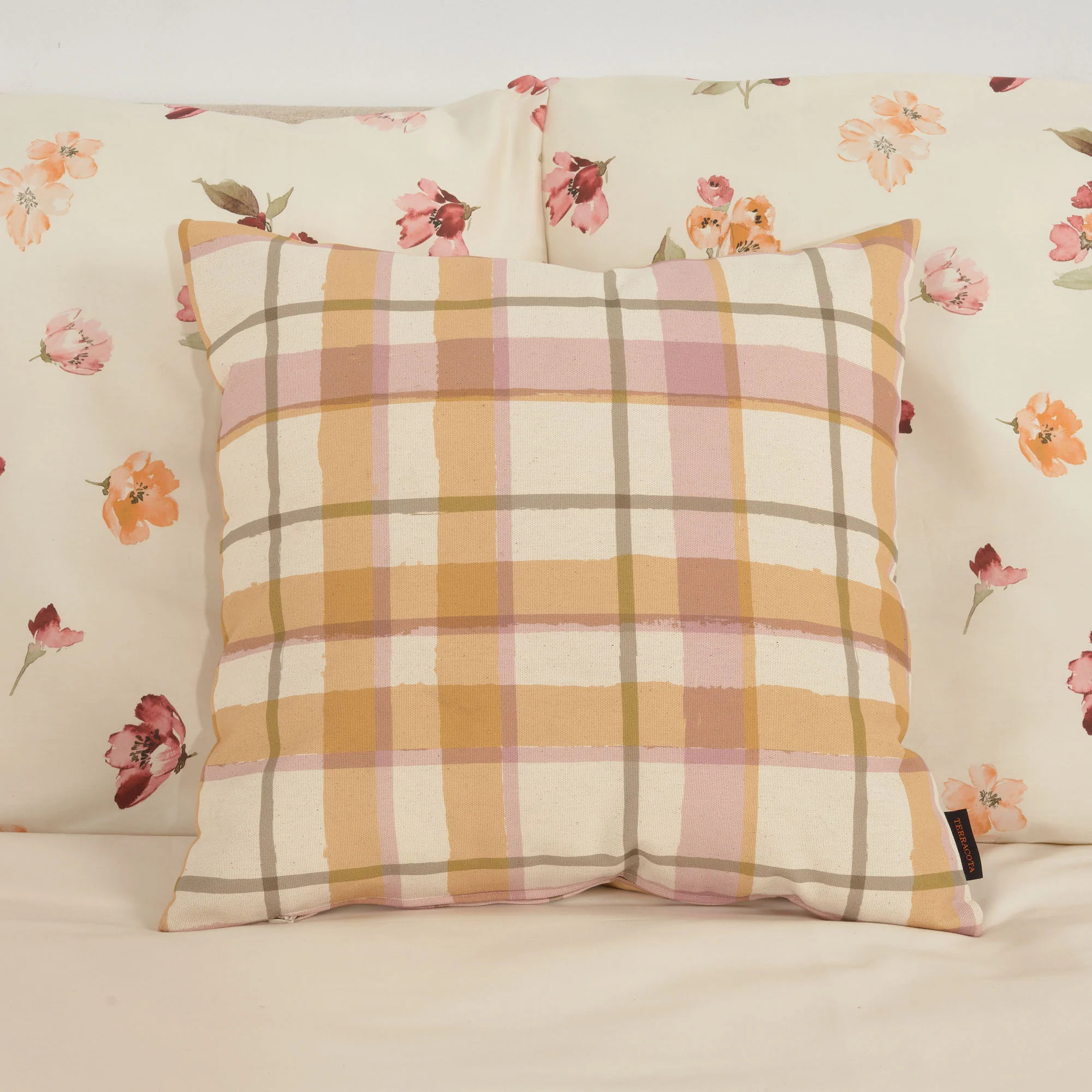 Housse de coussin en 100% coton 50x50 cm Morella A