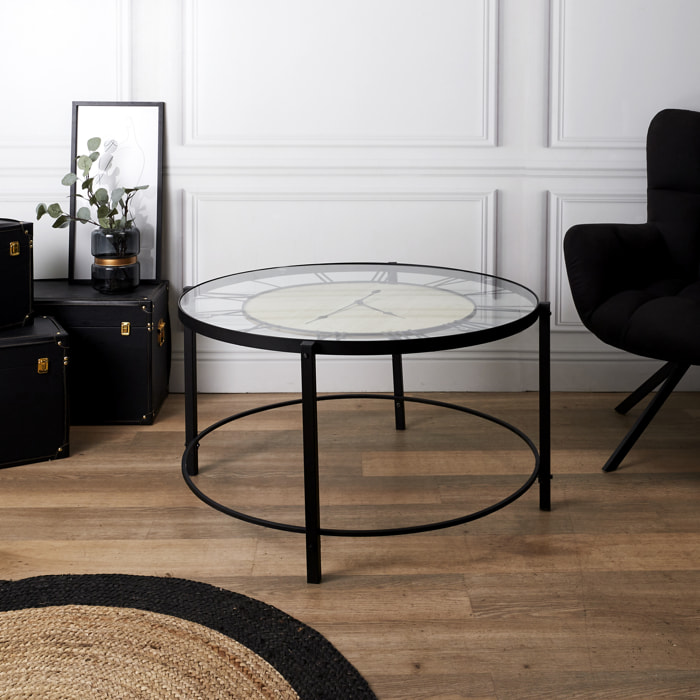 Table Horloge Dia 90cm