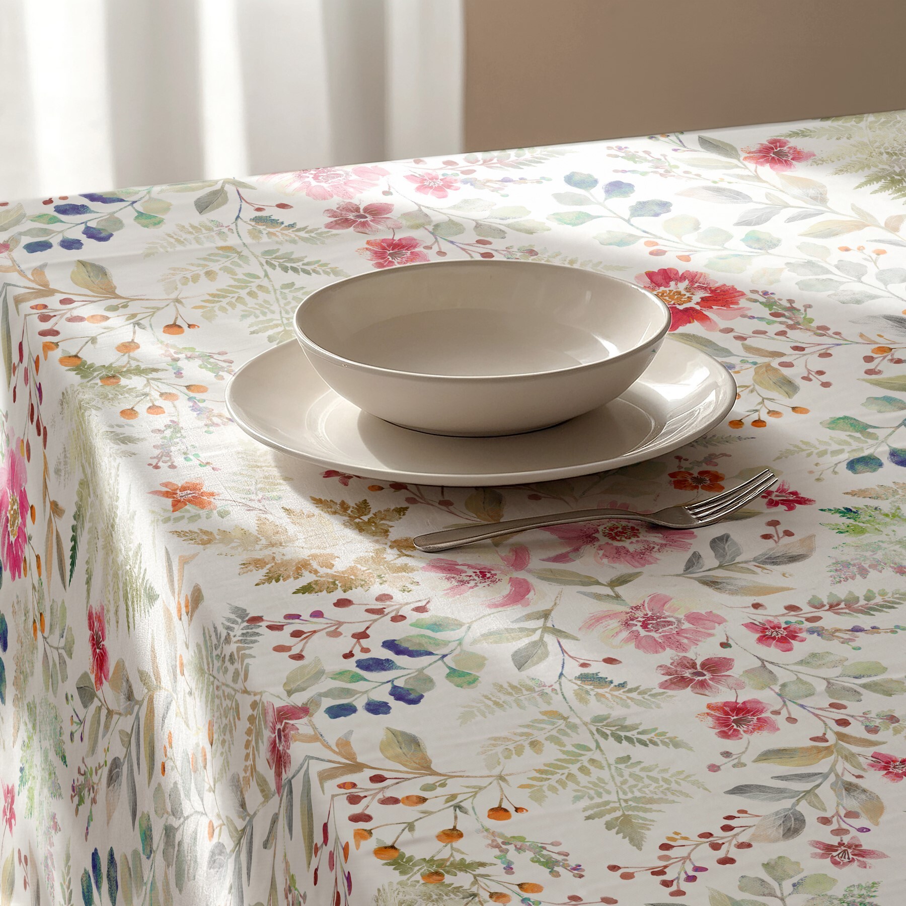 Nappe imprimée anti-tâches LILI ROSA
