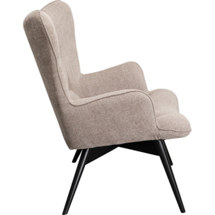 Fauteuil Vicky taupe Kare Design