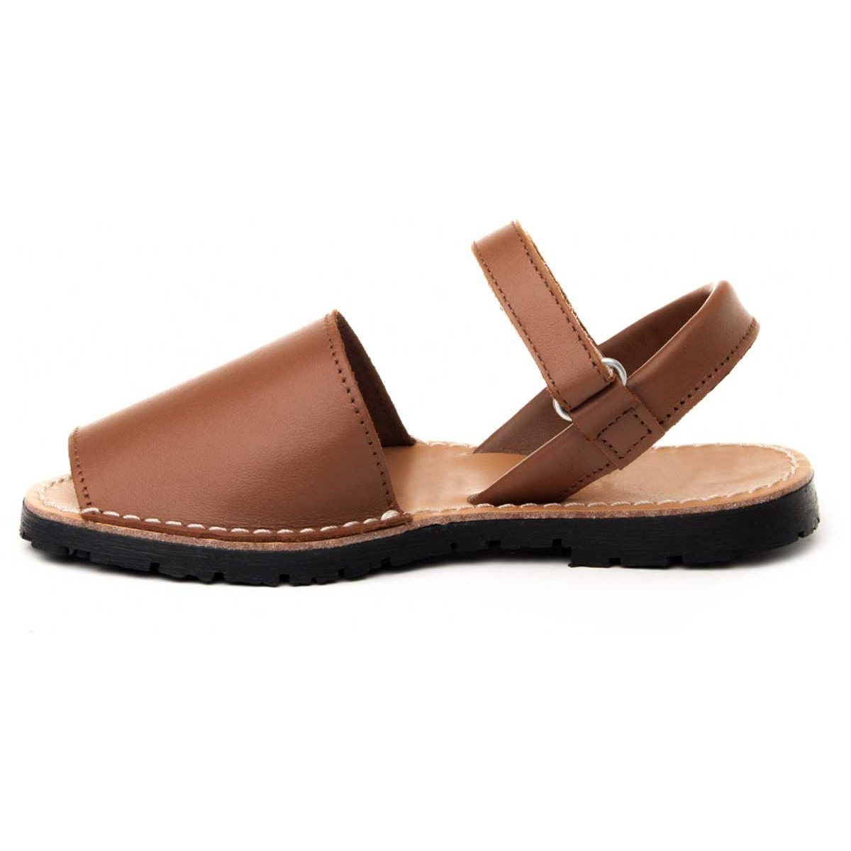 Sandalias de Cuero - Marron