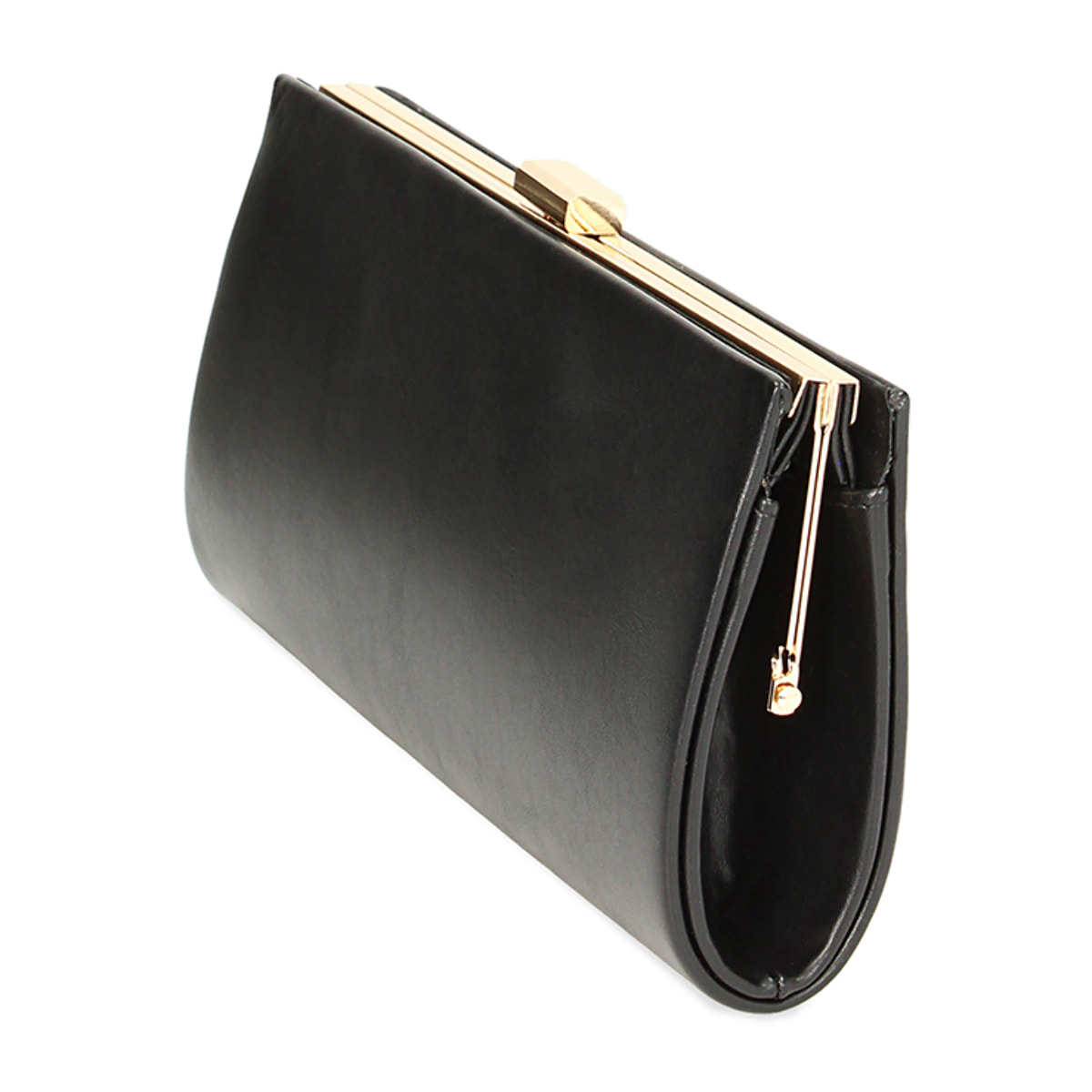 Pochette nera rettangolare